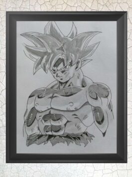 Goku drawing with frame order online